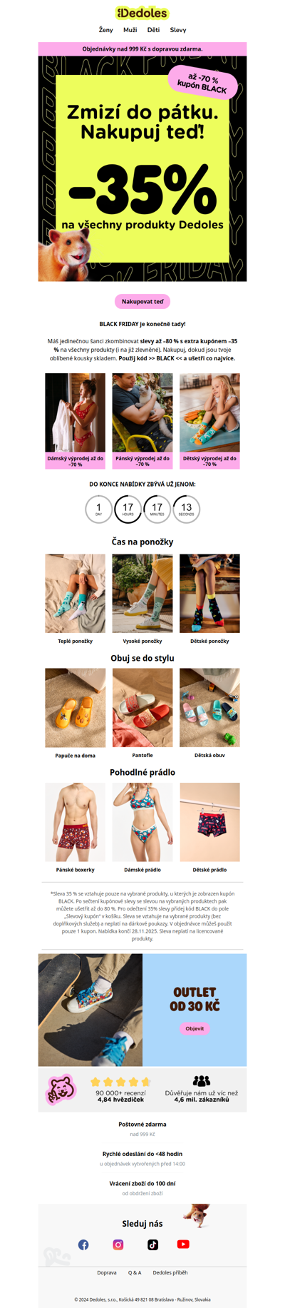 🚨 Black Friday se slevou 35 % začíná TEĎ 🚨