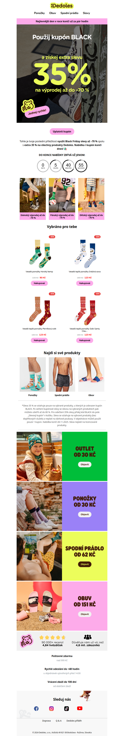 Poslední hodiny: Black Friday končí o půlnoci ⏳