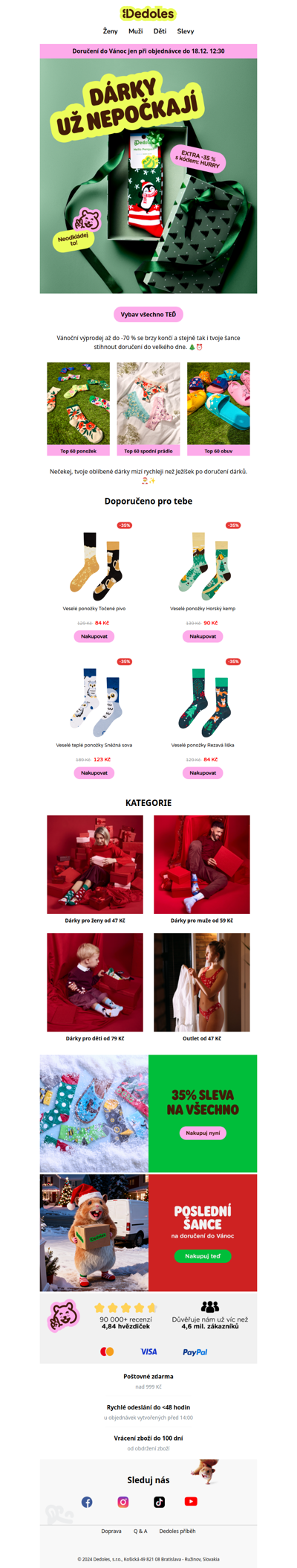 🎁 Poslední dny Vánočního výprodeje až do -70 % 🎄