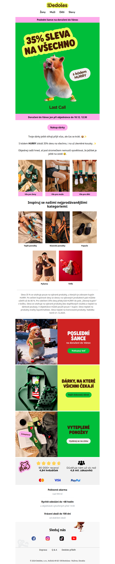 Poslední šance na doručení do Vánoc 🎄🚚
