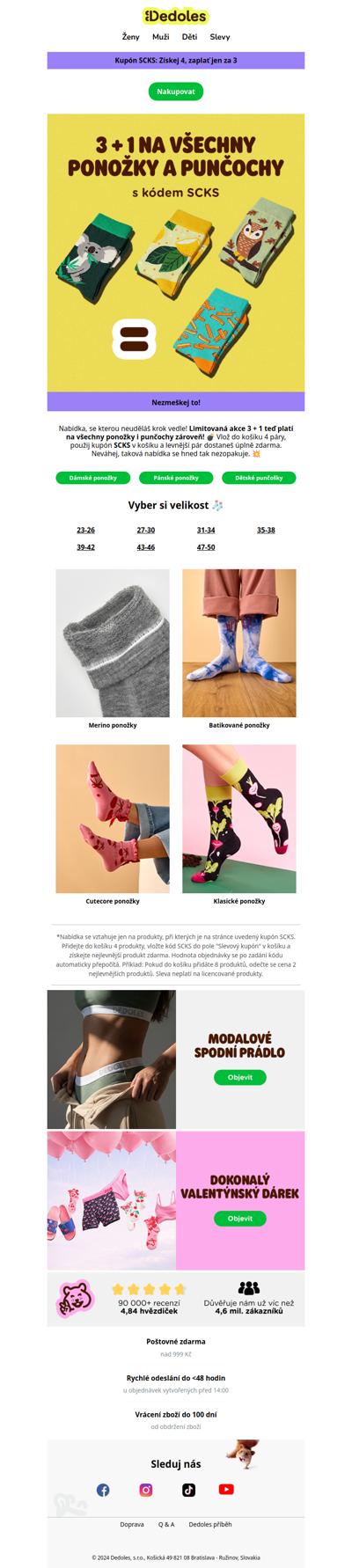 Připomínka: Stále můžeš dostat pár zdarma 🚨