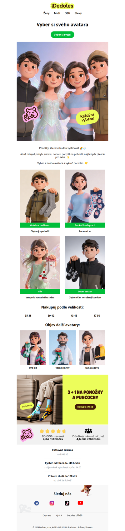 Vyber si svého avatara 🫵