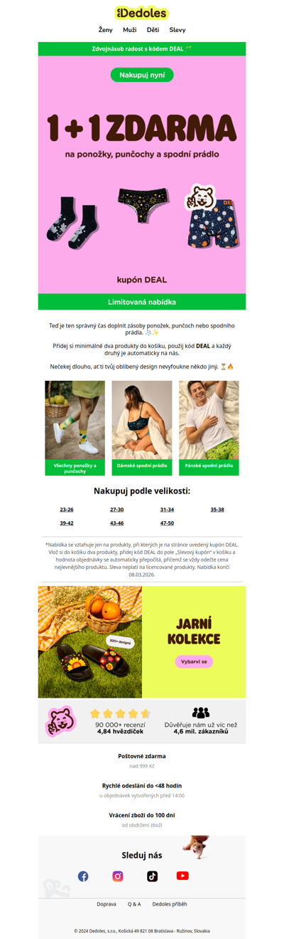 Chceš druhý pár ZDARMA? 👀