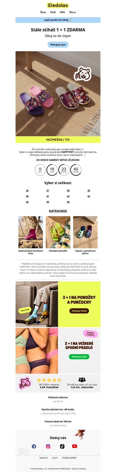 Končí dnes: tvůj pár ZDARMA čeká 🔥