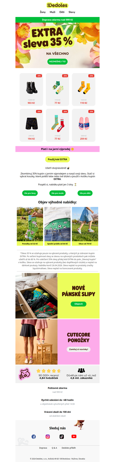 Co říkáš na EXTRA 35 %? 💸