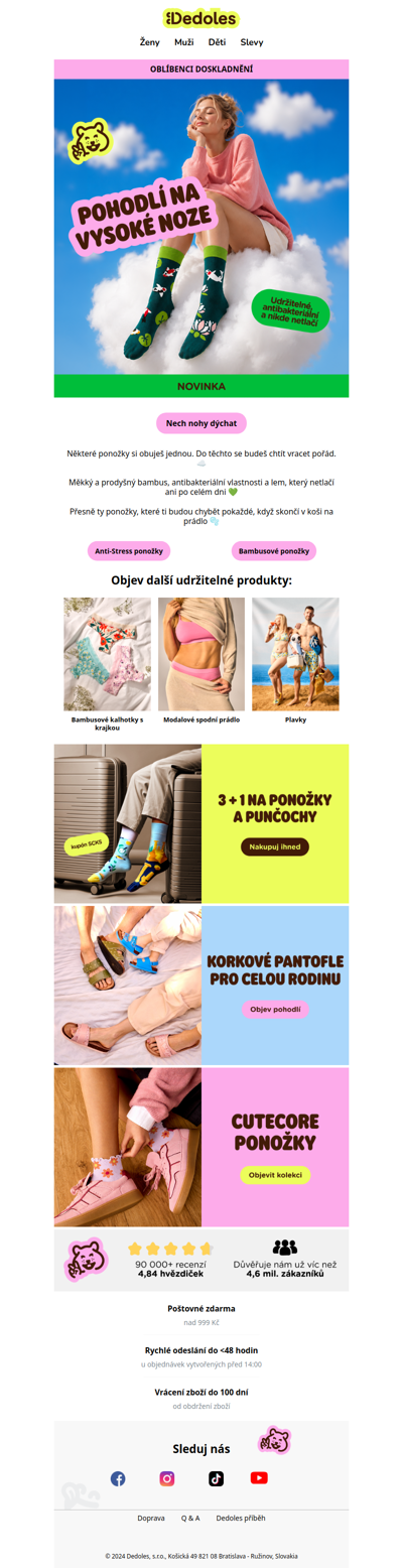 Tvoje oblíbené bambusové ponožky jsou zpět 🧦