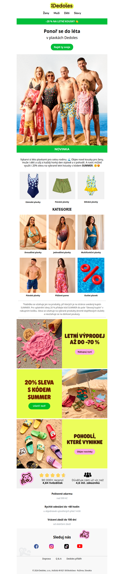 Léto začíná správnými plavkami ☀️