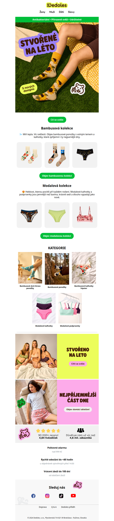 Dva nejpříjemnější letní materiály 🌿