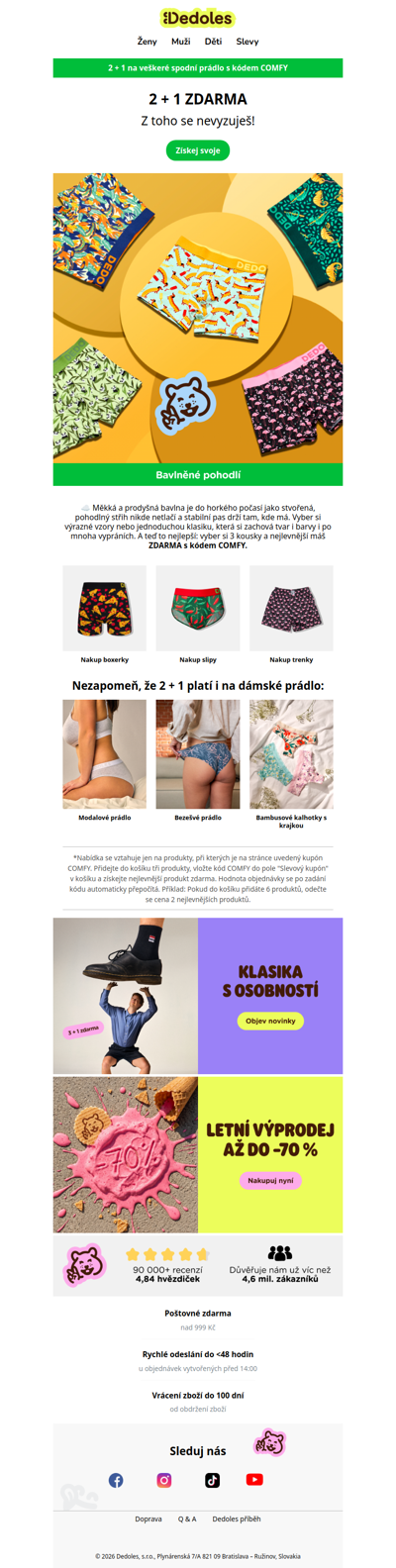 Nejpohodlnější 2 + 1 je tady ☁️
