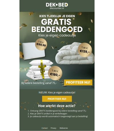 NIEUW: Kies je eigen cadeautje 🎁