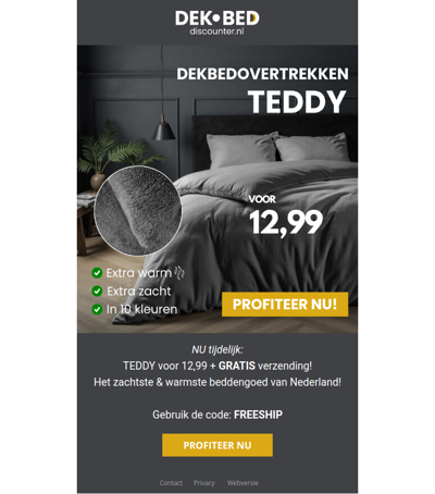 Teddy 🧸 GRATIS thuis geleverd!