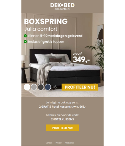 Luxe boxspring? Bekijk de collectie hier