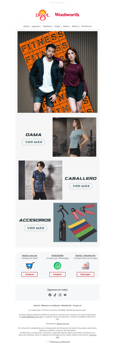 Arranca tu versión más FIT 💪 Ropa y accesorios deportivos para él y para ella