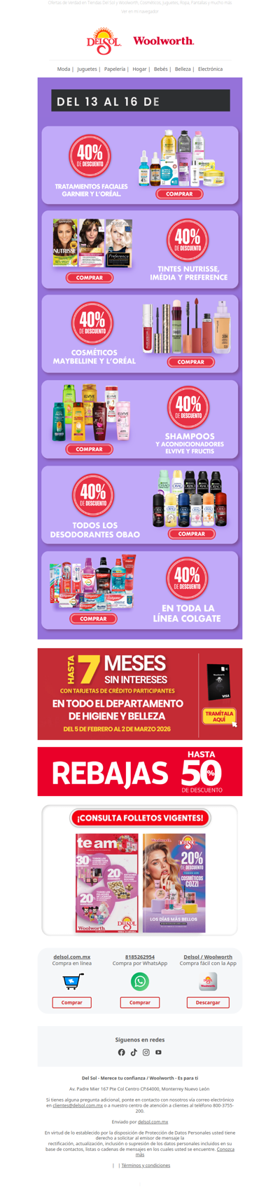 ¡40% de descuento!  ✨  💆🏻‍♀️  💅🏻 💄