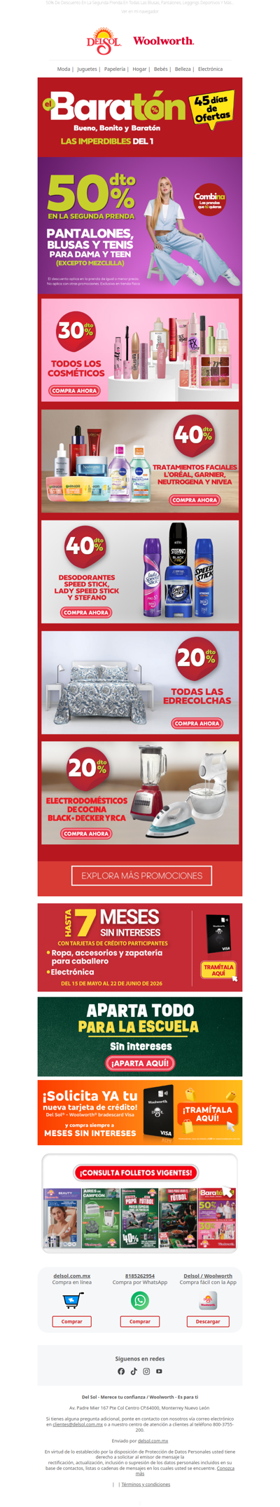 ¡45 días de Ofertas - Arrancamos el Baratón! 🎉 🤩 👍