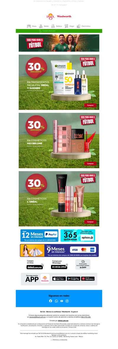 ¡30% de descuento! ❤️