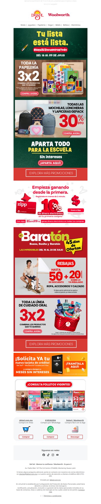 Hoy inicia: 3x2 en toda la papelería  😱 📒  ✏️ 📚