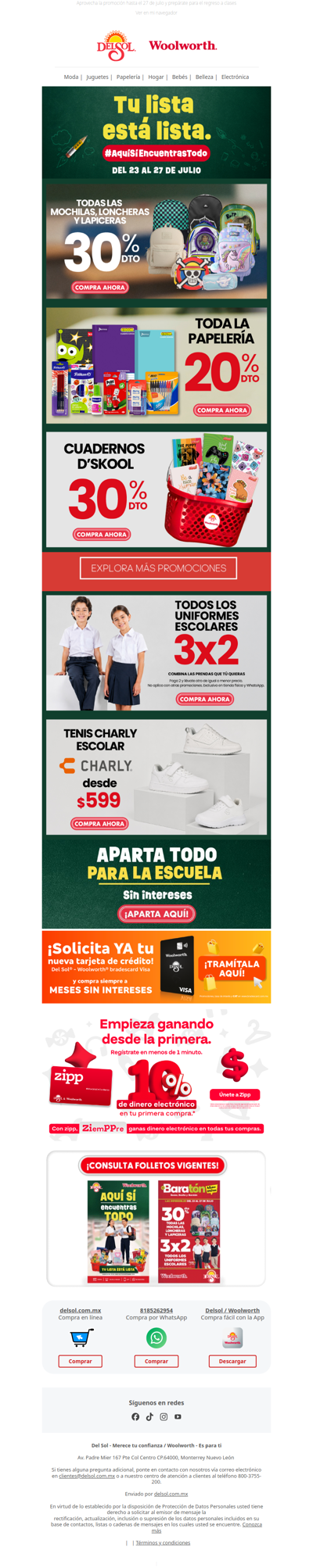 30% Descuento Todas Las Mochilas, Loncheras y Lapiceras  🎒 😱 😮