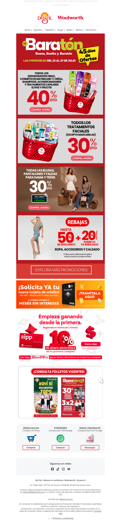 Último día de las promociones de Fin de Semana del Baratón - No te las pierdas