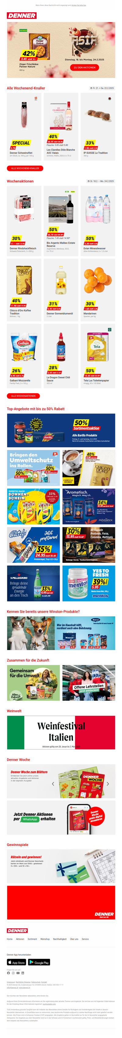 🥢Asia-Woche, 50% Rabatt auf Barilla-Produkte und mehr