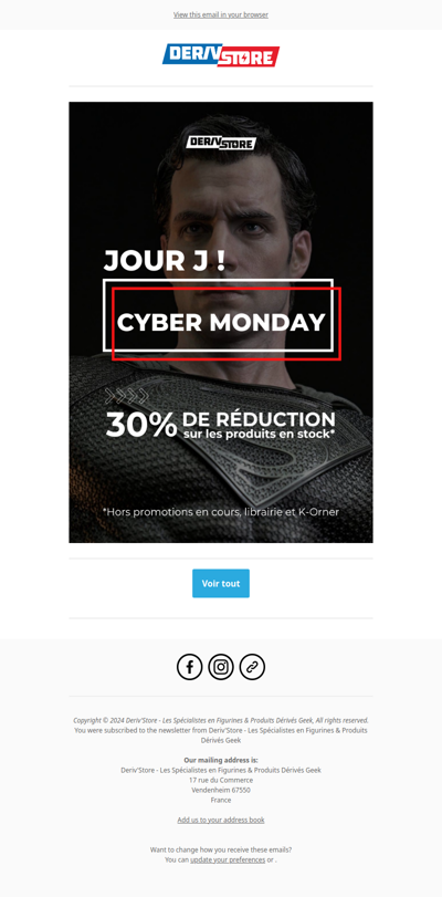 Place au CYBER MONDAY 🎁