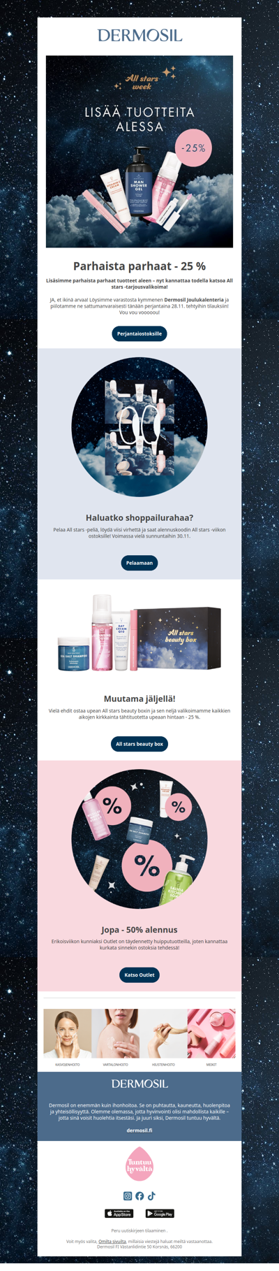 Perjantai💥Lisää tuotteita - 25 %