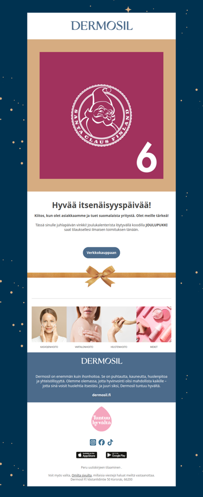 Ilmainen toimitus tänään