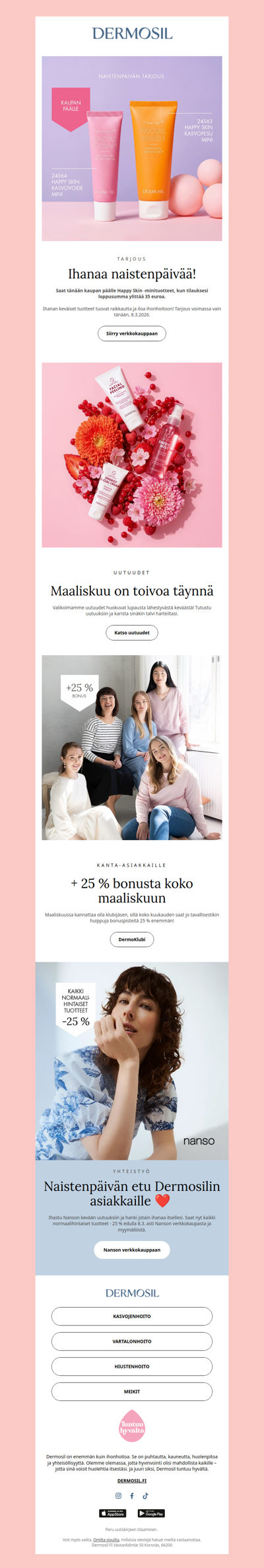 Naistenpäivän tarjous🌸