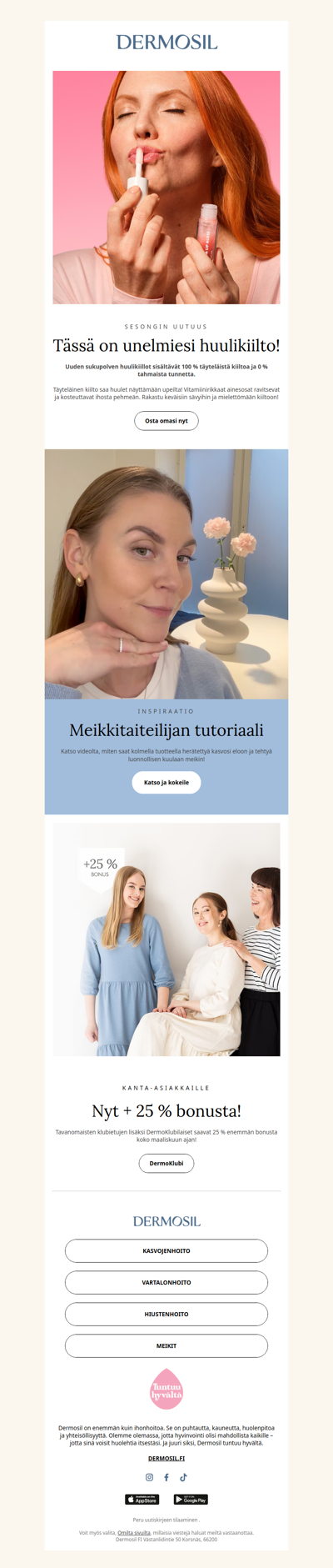 Unelmiesi huulikiillot