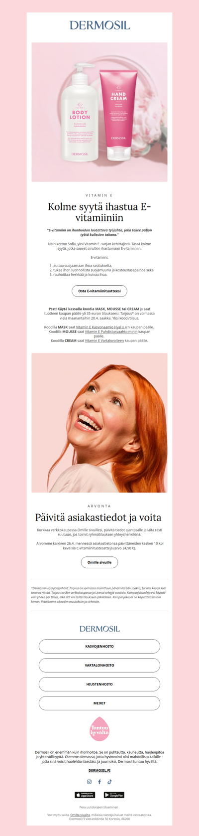 Kolme syytä ihastua E-vitamiiniin