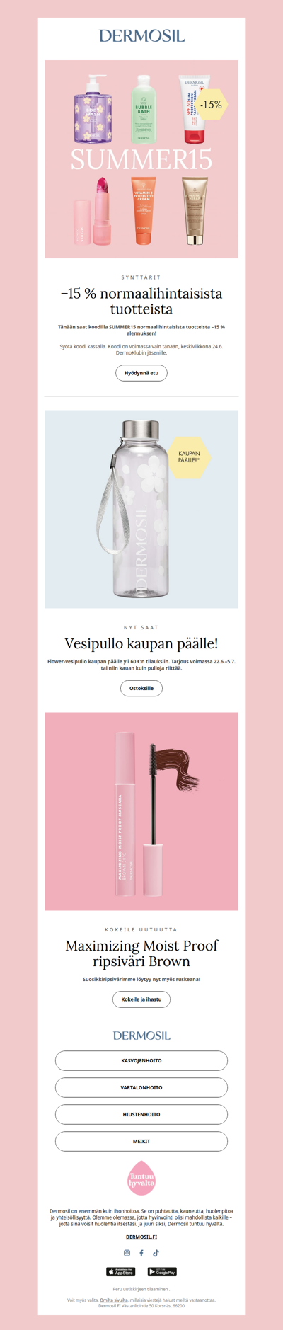 –15 % kampanjakoodilla
