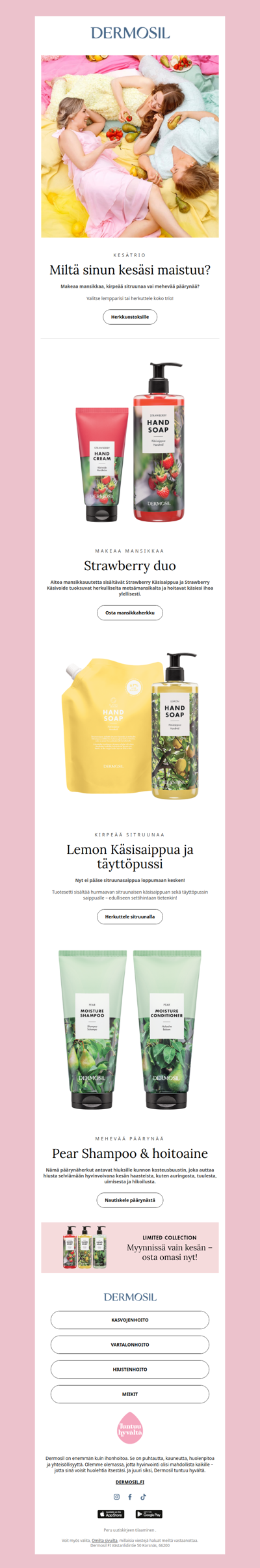 Valitse lempparisi! 🍓🍋🍐