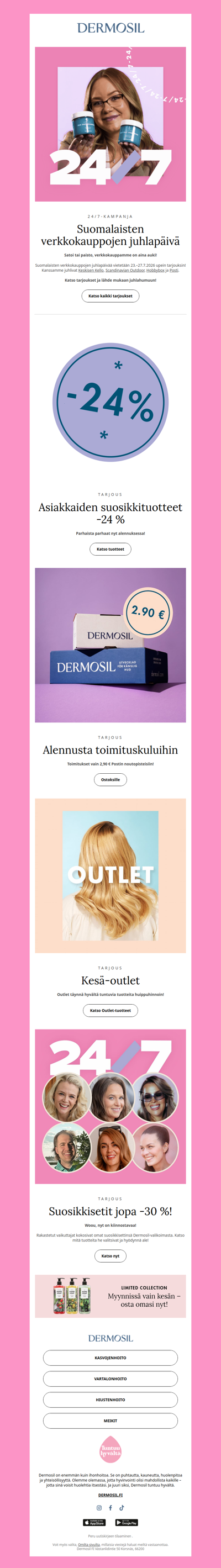 24/7 on täällä 🎉