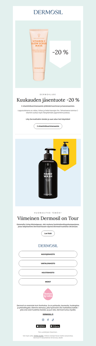 Kuukauden jäsentuote -20 %
