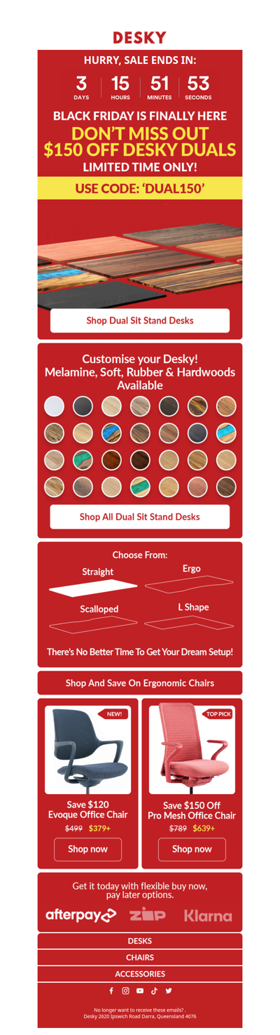 BLACK FRIDAY SALE 💸 4 DAYS ONLY.