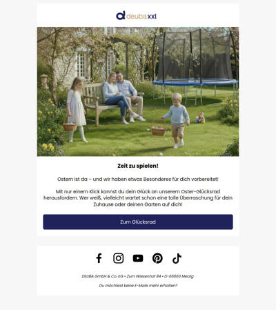 Zeit für Oster-Spaß! Drehen und gewinnen!