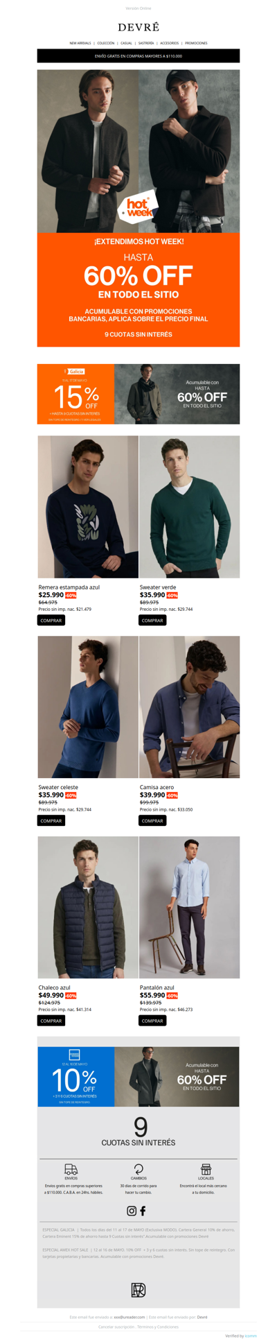 ¡Extendimos HOT WEEK! Sweaters desde $35.990