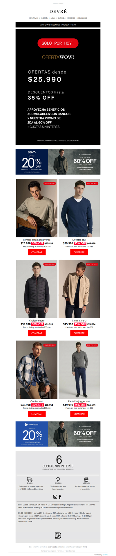 🔥 Oferta WOW | Sweaters desde $29.990 ¡Y mucho más! 🔥