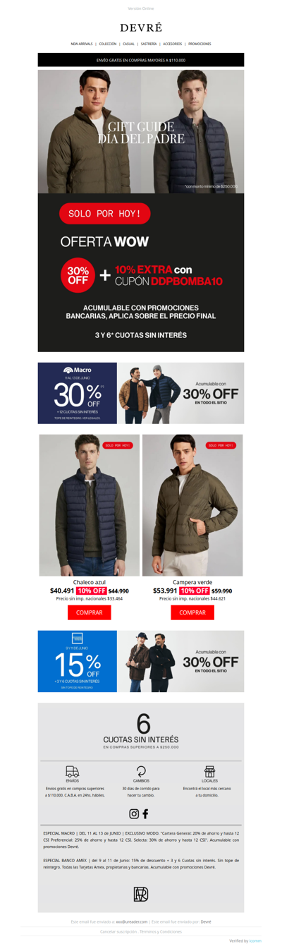 🎁 ¡OFERTA WOW! 30% OFF + 10% EXTRA en seleccionados