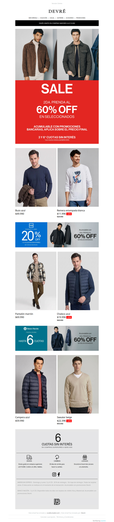 🔥 SALE | 2da prenda al 60% OFF en seleccionados
