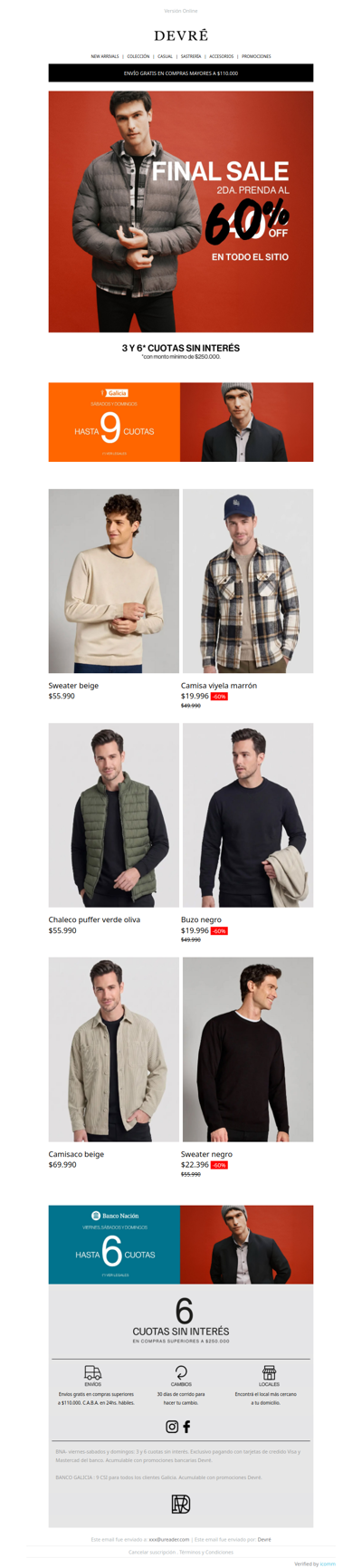 📢 FINAL SALE | 2da prenda al 60% OFF