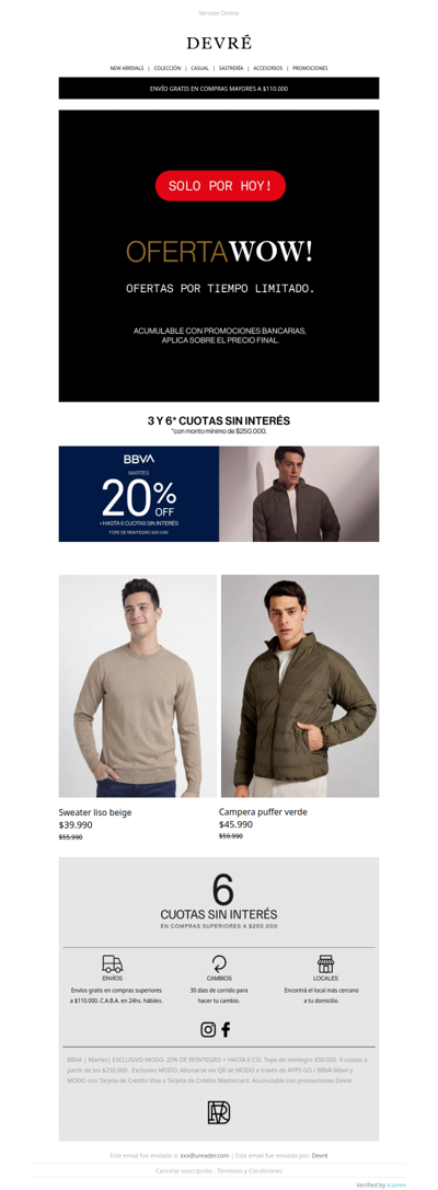 🔥 Oferta WOW | Sweaters a $39.990 ¡Y mucho más!