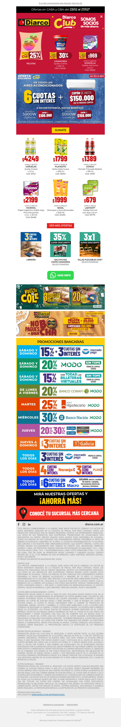 Últimos días para aprovechar febrero 🔥