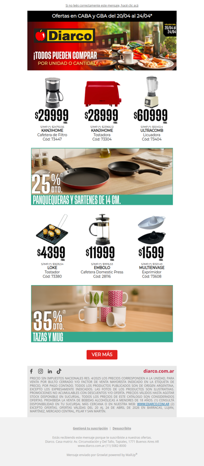 Apurate: electro en oferta para tu desayuno ⚡🍳