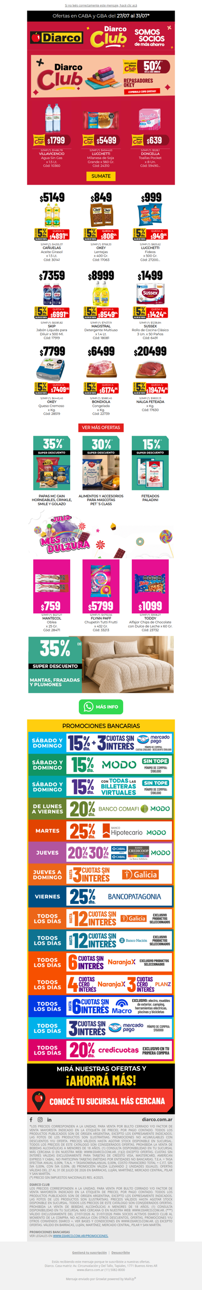 Llegaron las ofertas que sí convienen 🤩