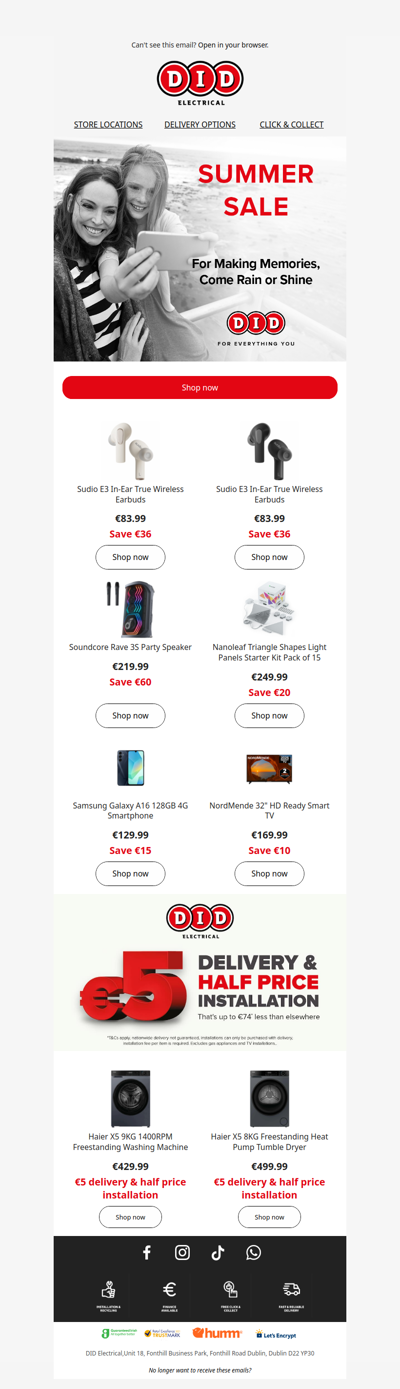 Make the most of summer with great savings☀️
