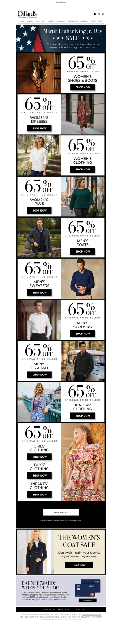 Martin Luther King Jr. Day SALE