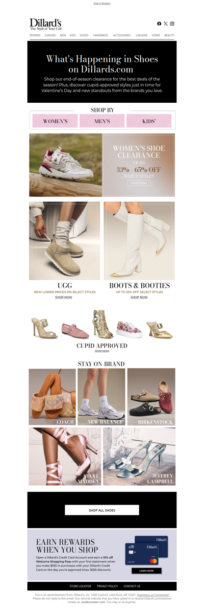 What's Happening in Shoes on Dillards.com