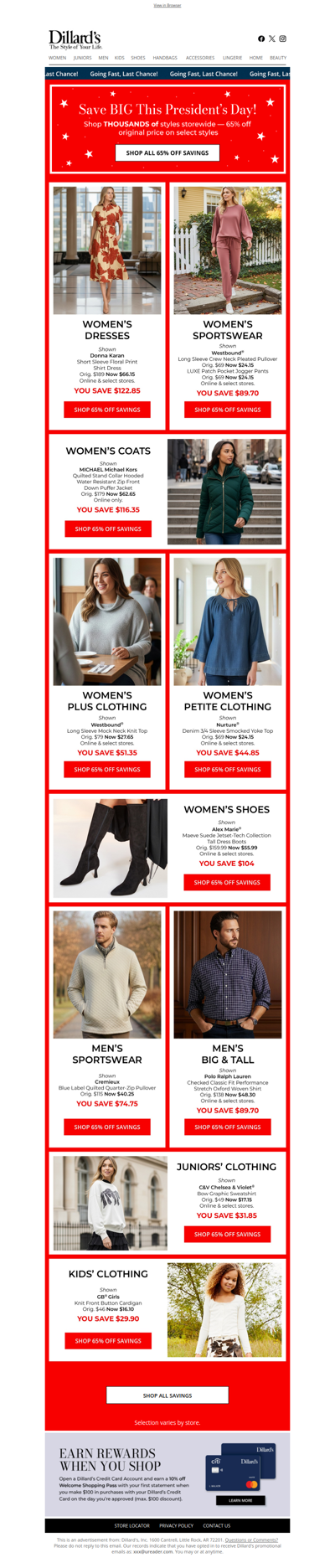 Save BIG This President's Day!