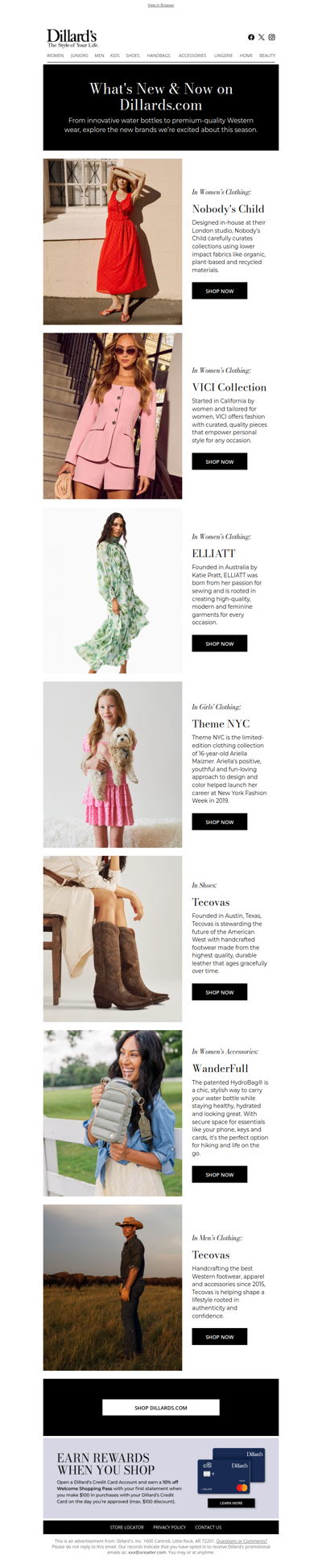 What's New & Now on Dillards.com